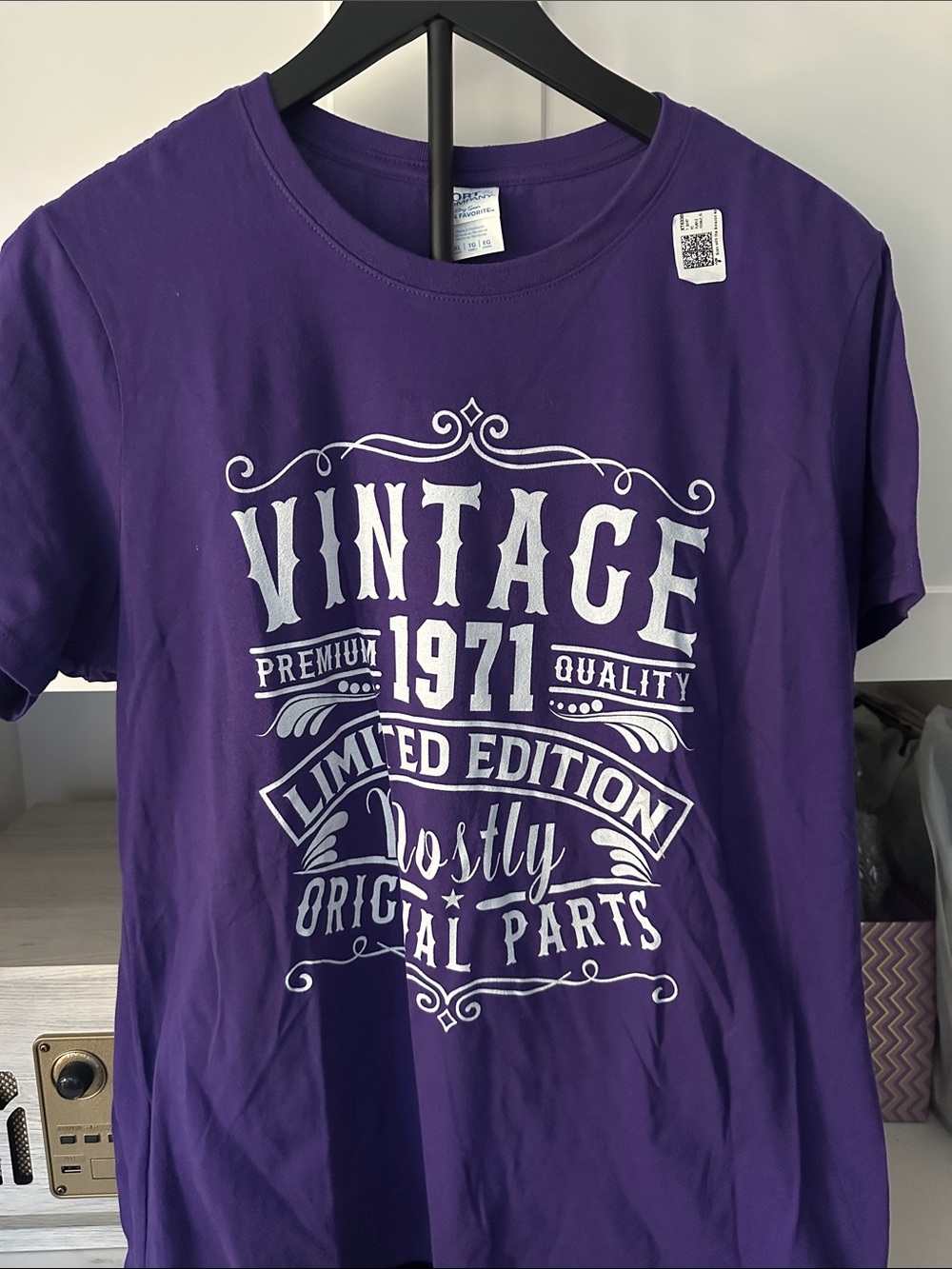Vintage 1971 Limited Edition Graphic Tee - Purple